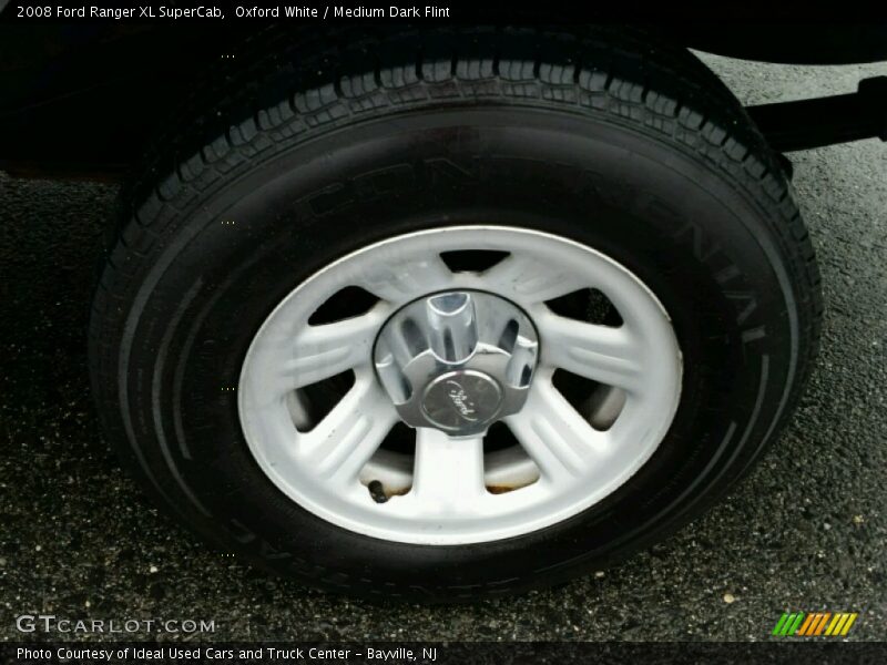 Oxford White / Medium Dark Flint 2008 Ford Ranger XL SuperCab