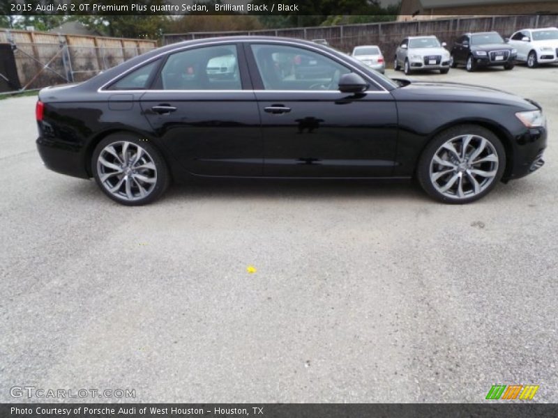 Brilliant Black / Black 2015 Audi A6 2.0T Premium Plus quattro Sedan
