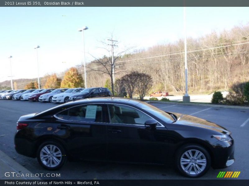 Obsidian Black / Black 2013 Lexus ES 350