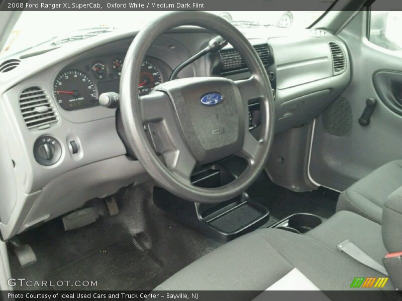 Oxford White / Medium Dark Flint 2008 Ford Ranger XL SuperCab