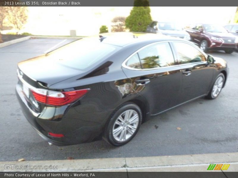 Obsidian Black / Black 2013 Lexus ES 350