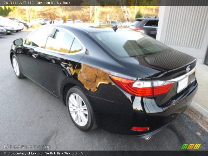 Obsidian Black / Black 2013 Lexus ES 350
