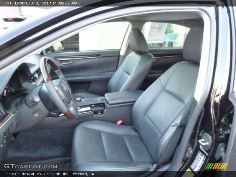 Obsidian Black / Black 2013 Lexus ES 350