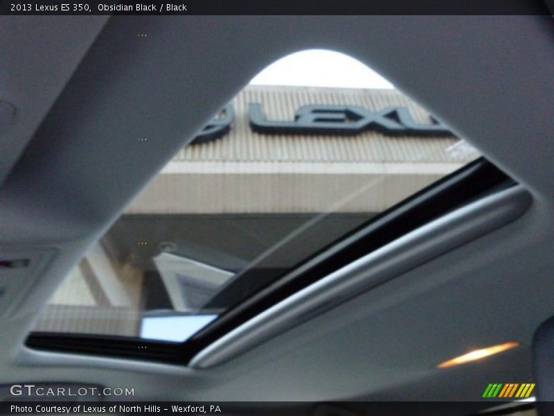 Obsidian Black / Black 2013 Lexus ES 350
