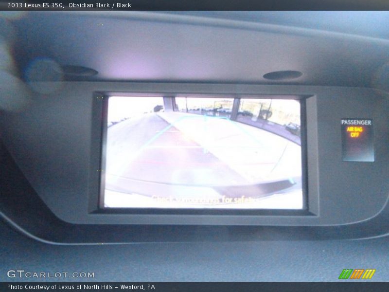 Obsidian Black / Black 2013 Lexus ES 350