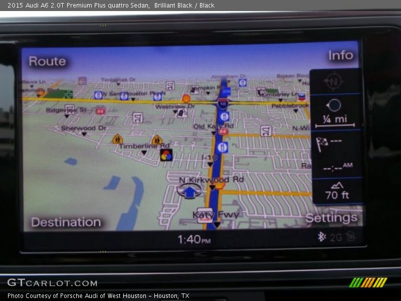 Brilliant Black / Black 2015 Audi A6 2.0T Premium Plus quattro Sedan