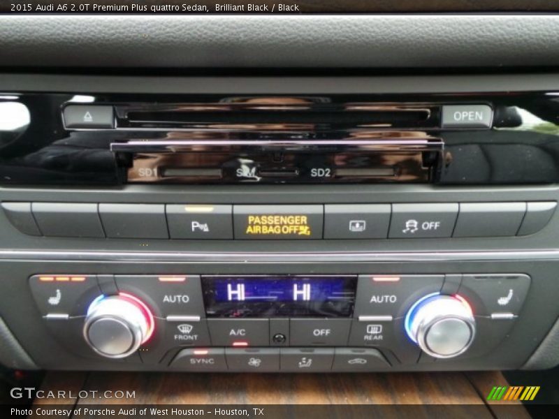 Brilliant Black / Black 2015 Audi A6 2.0T Premium Plus quattro Sedan