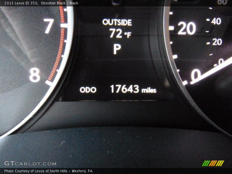 Obsidian Black / Black 2013 Lexus ES 350