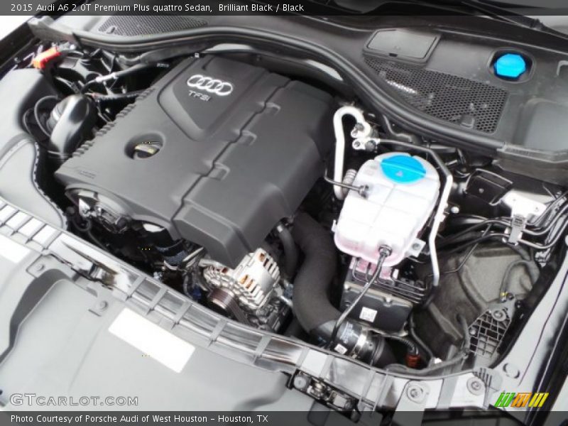 Brilliant Black / Black 2015 Audi A6 2.0T Premium Plus quattro Sedan