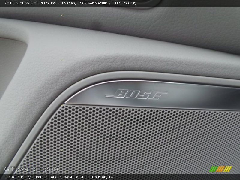 Ice Silver Metallic / Titanium Gray 2015 Audi A6 2.0T Premium Plus Sedan