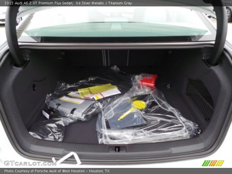 Ice Silver Metallic / Titanium Gray 2015 Audi A6 2.0T Premium Plus Sedan