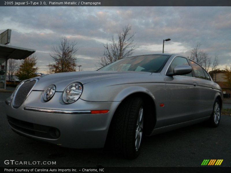 Platinum Metallic / Champagne 2005 Jaguar S-Type 3.0