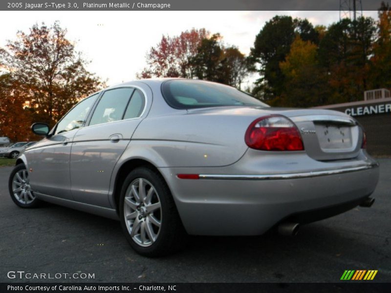 Platinum Metallic / Champagne 2005 Jaguar S-Type 3.0