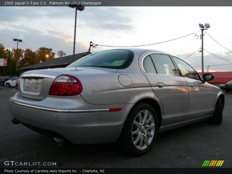 Platinum Metallic / Champagne 2005 Jaguar S-Type 3.0
