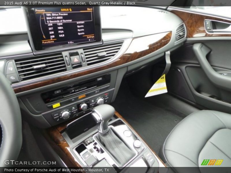 Quartz Gray Metallic / Black 2015 Audi A6 3.0T Premium Plus quattro Sedan