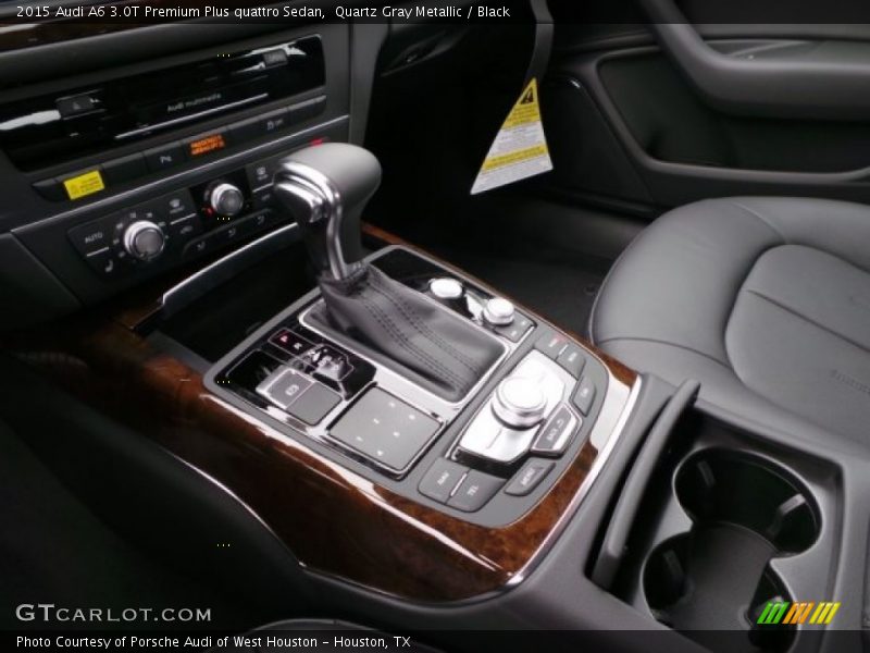 Quartz Gray Metallic / Black 2015 Audi A6 3.0T Premium Plus quattro Sedan