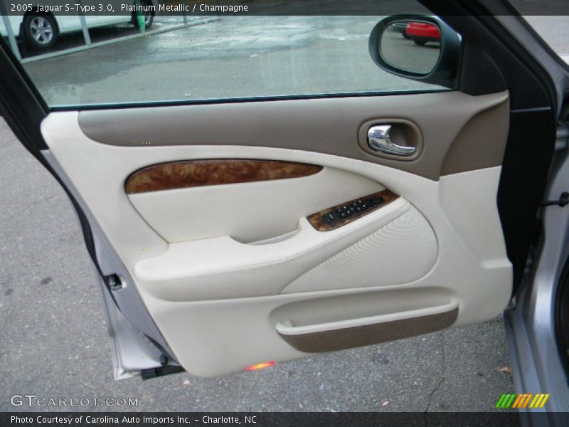 Platinum Metallic / Champagne 2005 Jaguar S-Type 3.0