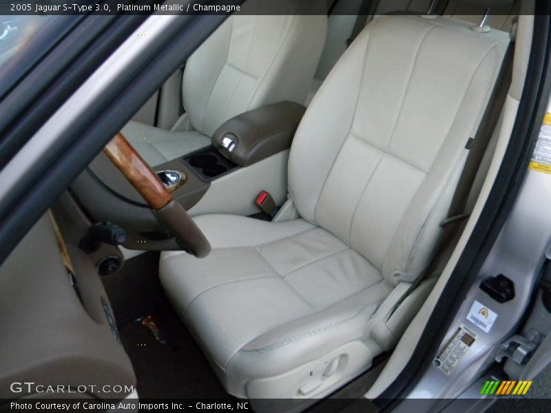 Platinum Metallic / Champagne 2005 Jaguar S-Type 3.0