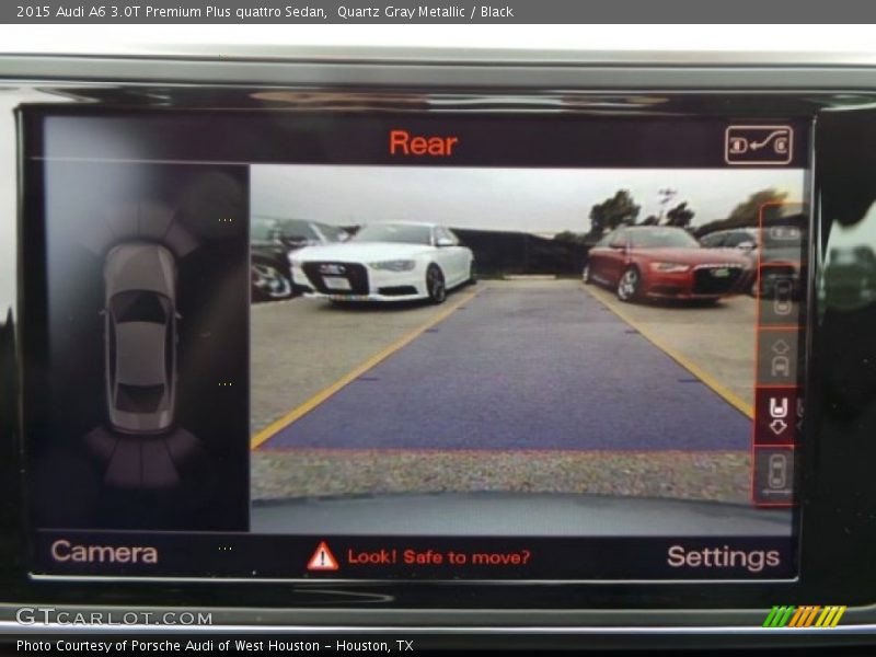 Quartz Gray Metallic / Black 2015 Audi A6 3.0T Premium Plus quattro Sedan