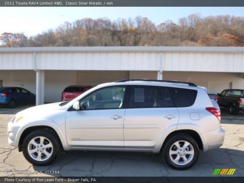 Classic Silver Metallic / Ash 2011 Toyota RAV4 Limited 4WD