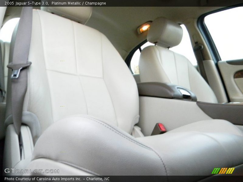 Platinum Metallic / Champagne 2005 Jaguar S-Type 3.0