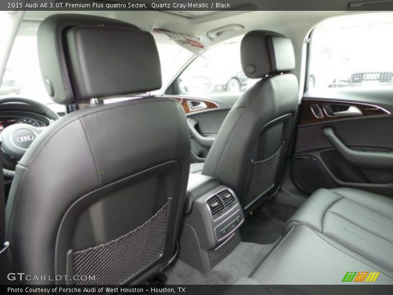 Quartz Gray Metallic / Black 2015 Audi A6 3.0T Premium Plus quattro Sedan