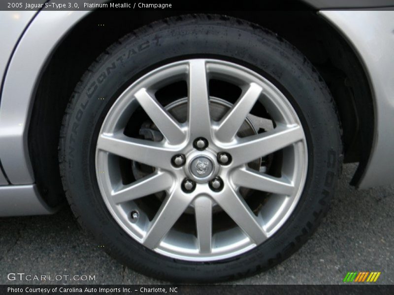 Platinum Metallic / Champagne 2005 Jaguar S-Type 3.0