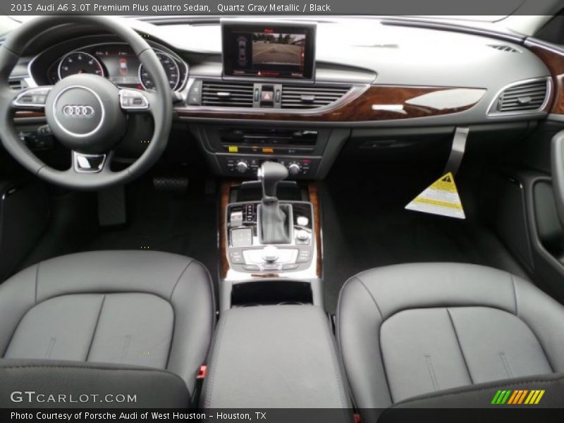 Quartz Gray Metallic / Black 2015 Audi A6 3.0T Premium Plus quattro Sedan