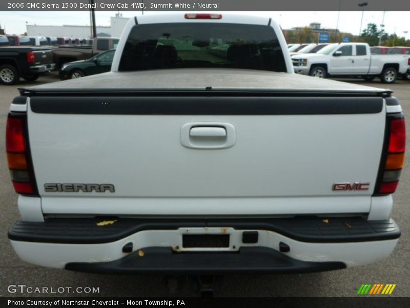 Summit White / Neutral 2006 GMC Sierra 1500 Denali Crew Cab 4WD