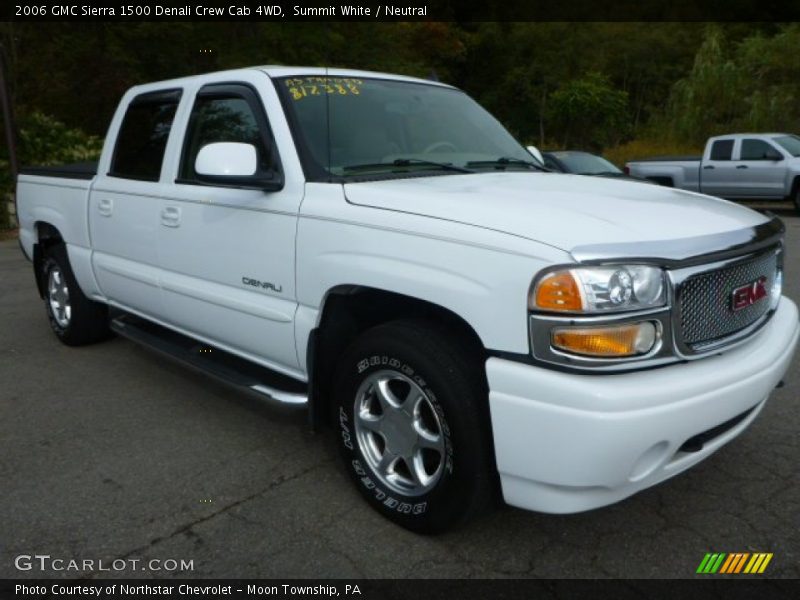 Summit White / Neutral 2006 GMC Sierra 1500 Denali Crew Cab 4WD