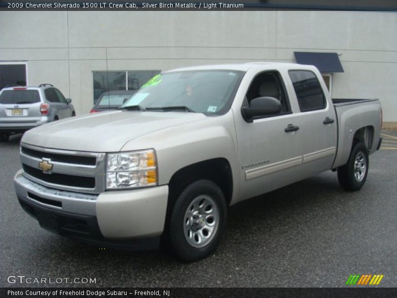 Silver Birch Metallic / Light Titanium 2009 Chevrolet Silverado 1500 LT Crew Cab