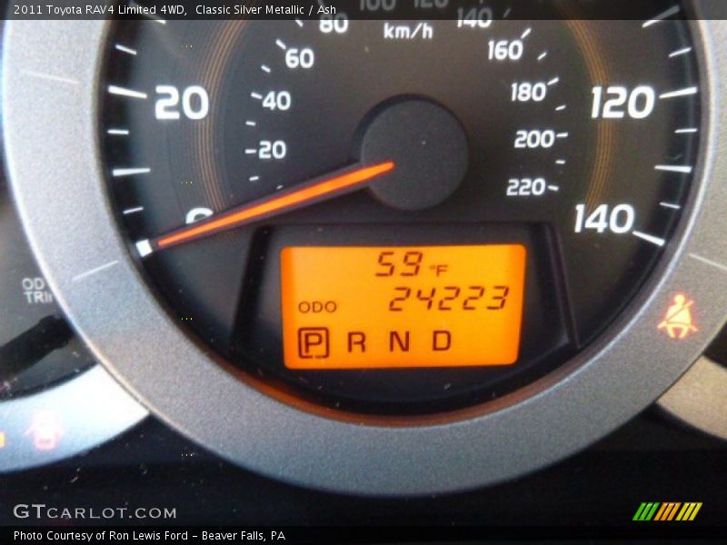 Classic Silver Metallic / Ash 2011 Toyota RAV4 Limited 4WD