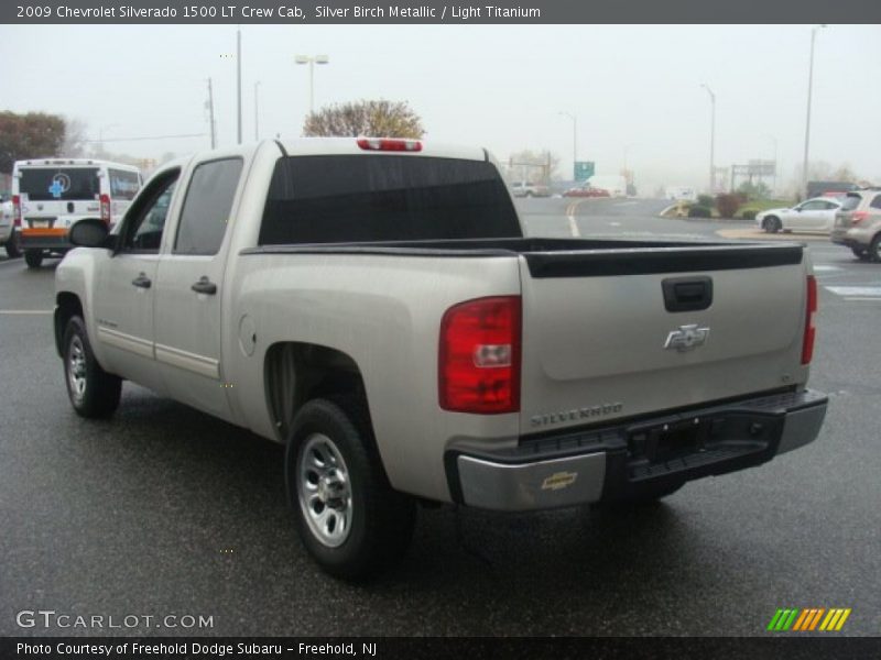 Silver Birch Metallic / Light Titanium 2009 Chevrolet Silverado 1500 LT Crew Cab