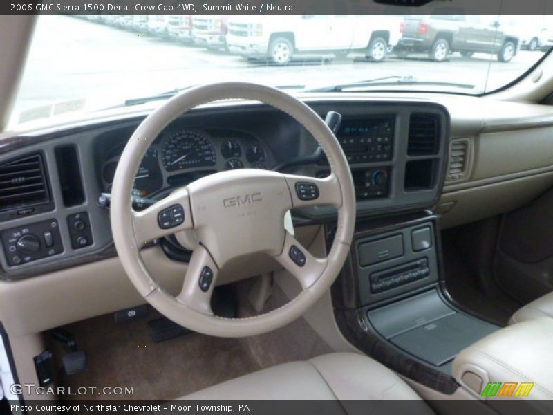 Summit White / Neutral 2006 GMC Sierra 1500 Denali Crew Cab 4WD
