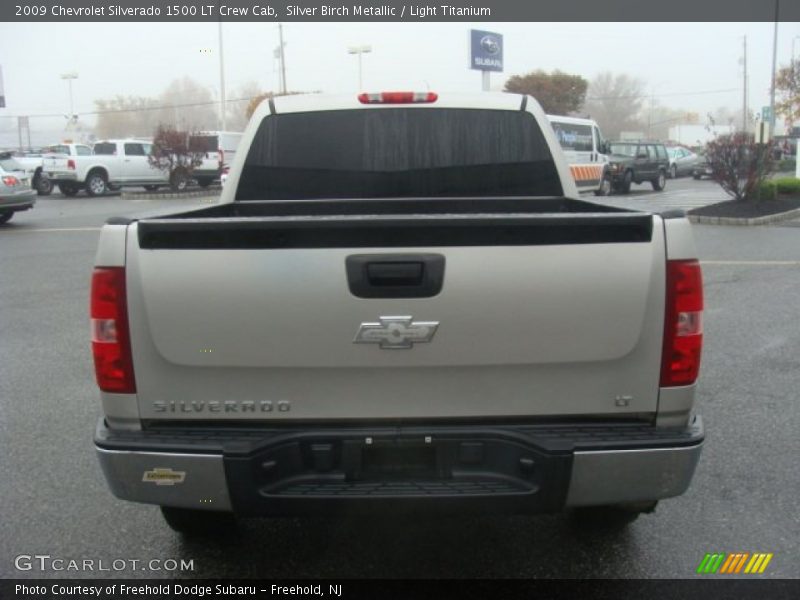 Silver Birch Metallic / Light Titanium 2009 Chevrolet Silverado 1500 LT Crew Cab