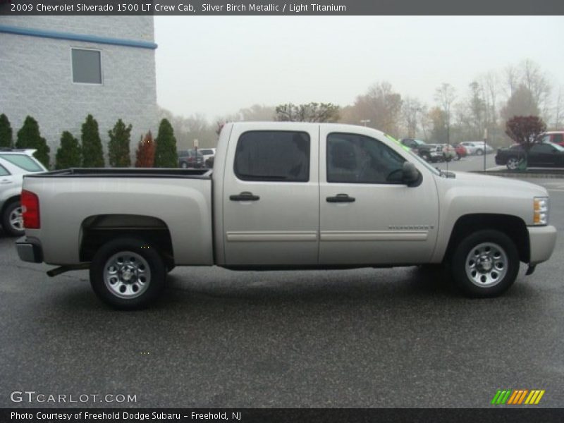 Silver Birch Metallic / Light Titanium 2009 Chevrolet Silverado 1500 LT Crew Cab