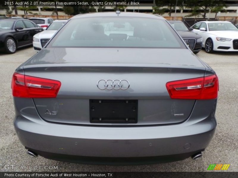 Quartz Gray Metallic / Black 2015 Audi A6 2.0T Premium Plus quattro Sedan