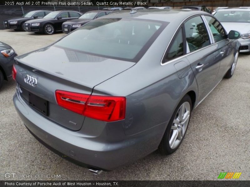 Quartz Gray Metallic / Black 2015 Audi A6 2.0T Premium Plus quattro Sedan