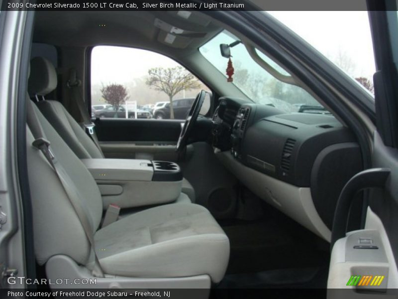 Silver Birch Metallic / Light Titanium 2009 Chevrolet Silverado 1500 LT Crew Cab