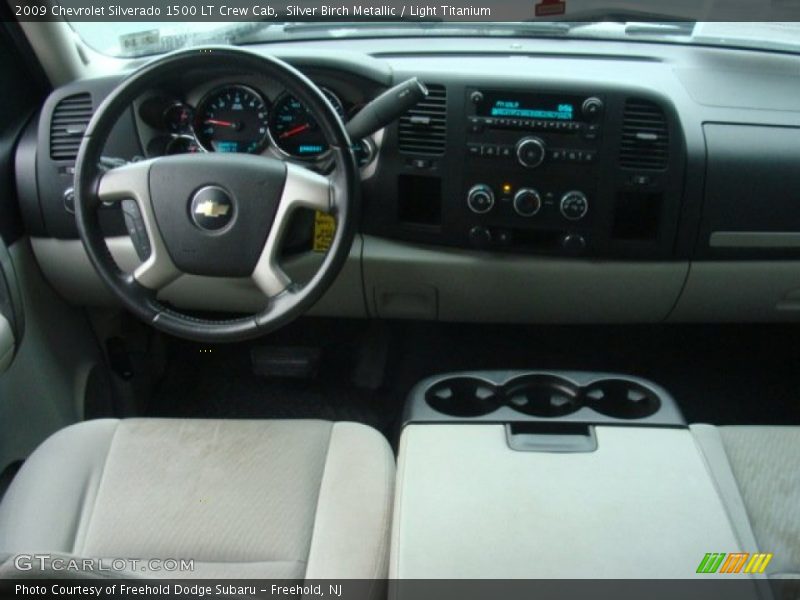Silver Birch Metallic / Light Titanium 2009 Chevrolet Silverado 1500 LT Crew Cab