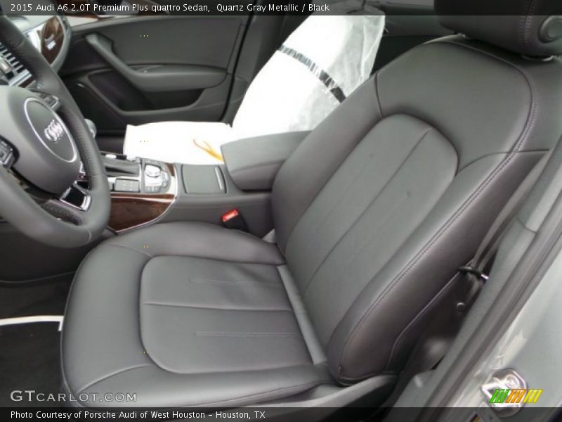 Quartz Gray Metallic / Black 2015 Audi A6 2.0T Premium Plus quattro Sedan
