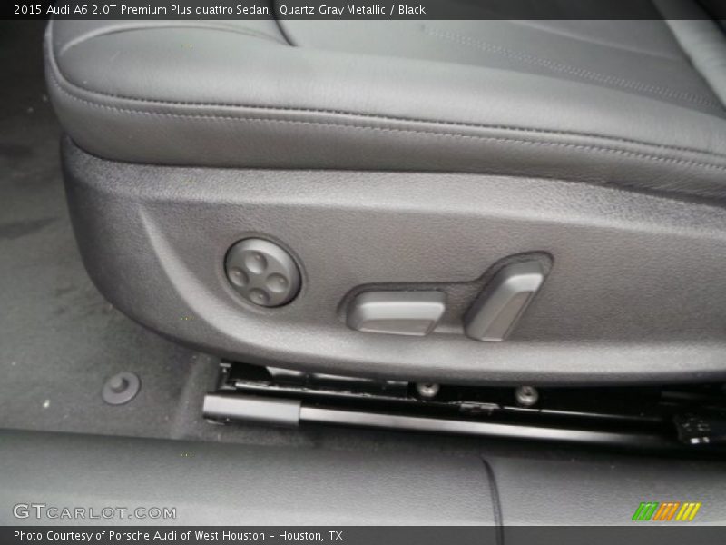 Quartz Gray Metallic / Black 2015 Audi A6 2.0T Premium Plus quattro Sedan