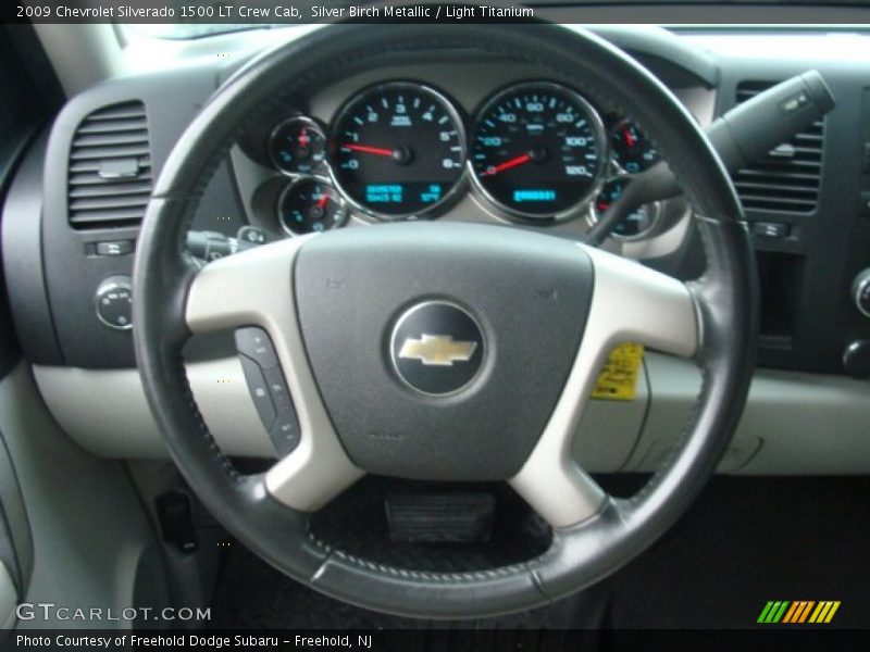 Silver Birch Metallic / Light Titanium 2009 Chevrolet Silverado 1500 LT Crew Cab