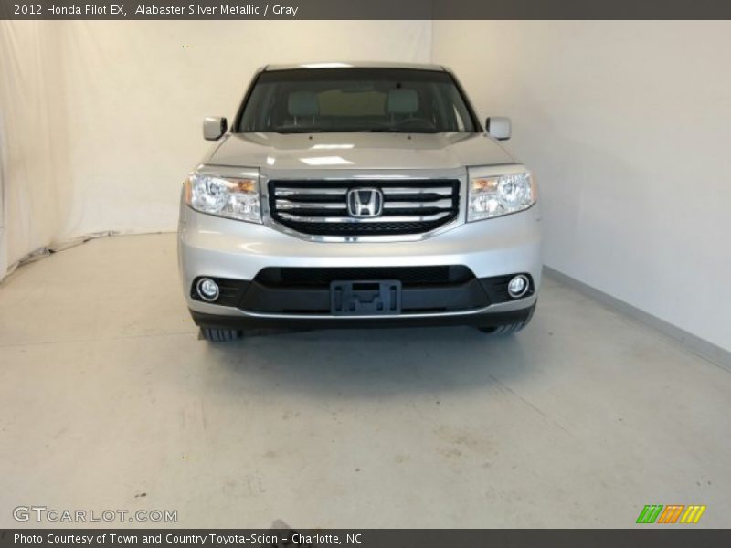 Alabaster Silver Metallic / Gray 2012 Honda Pilot EX