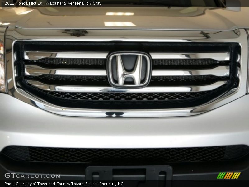 Alabaster Silver Metallic / Gray 2012 Honda Pilot EX