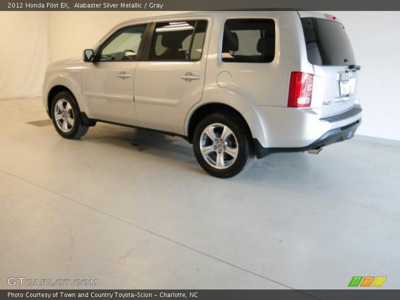 Alabaster Silver Metallic / Gray 2012 Honda Pilot EX