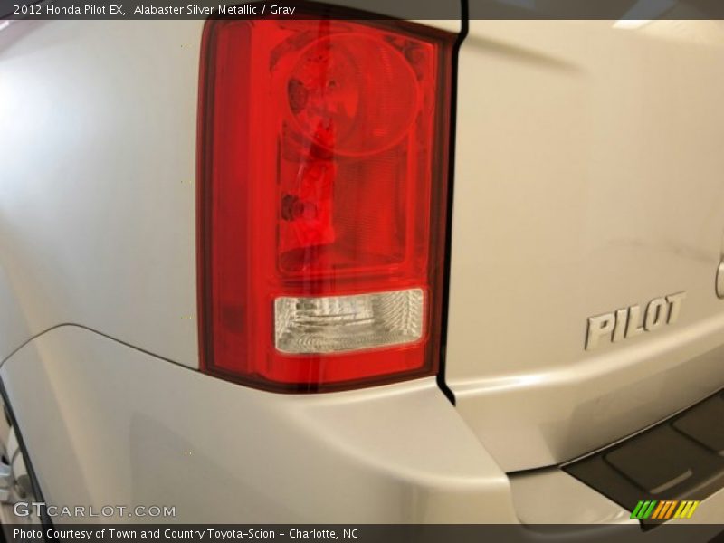 Alabaster Silver Metallic / Gray 2012 Honda Pilot EX