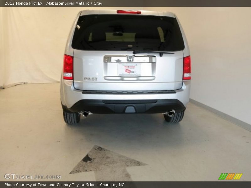Alabaster Silver Metallic / Gray 2012 Honda Pilot EX