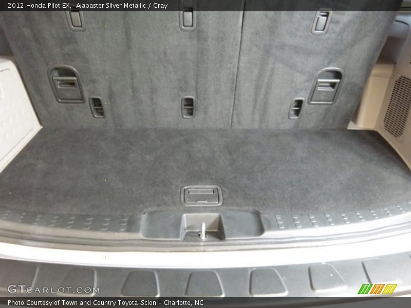Alabaster Silver Metallic / Gray 2012 Honda Pilot EX