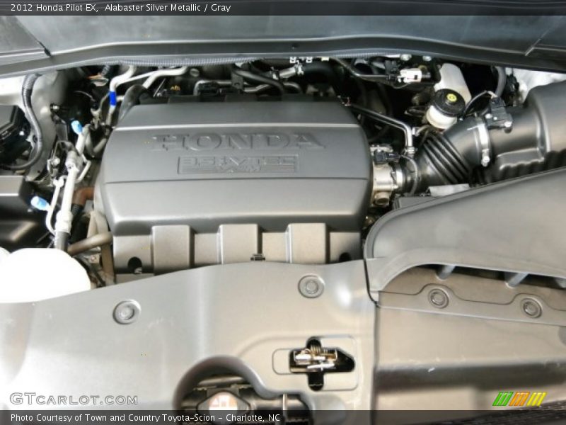 Alabaster Silver Metallic / Gray 2012 Honda Pilot EX